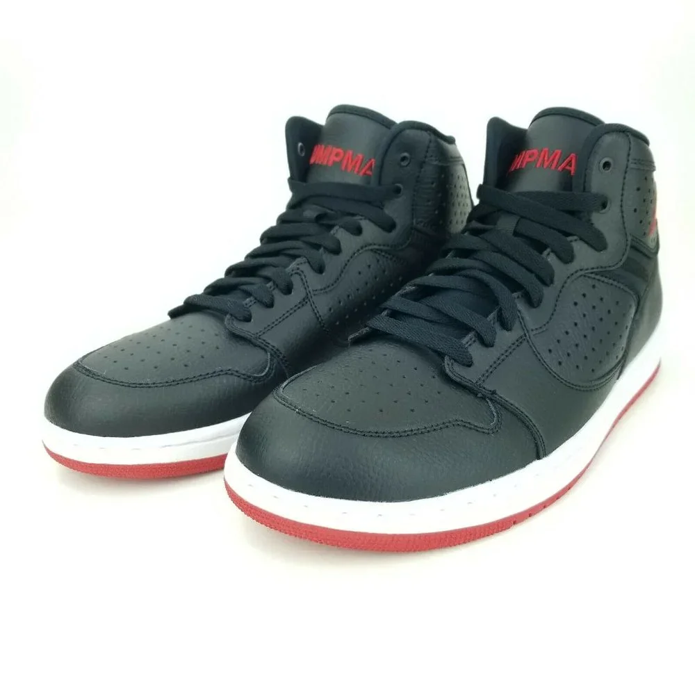 Nike Air Jordan Access Retro Trainers Mens Shoes Black Red AR3762 001 Size 10-15